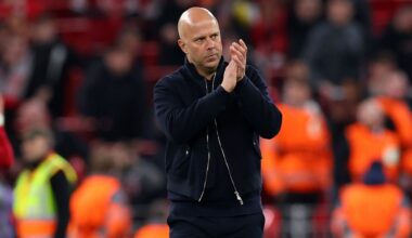 Arne Slot hails fans' backing of 'almost-perfect' Liverpool