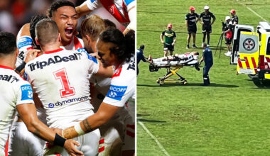 NRL news: NRL world sends flood of messages as Dragons provide update on star after training incident
