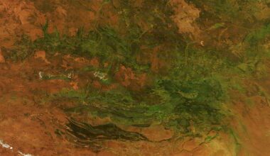 Australia’s “Red Centre” Turns Green