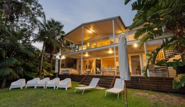 Celine and Andy McMahon selling NSW waterfront property after buying from Andy and Deb Saunders