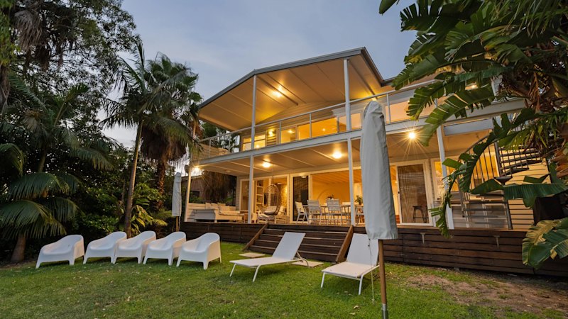 Celine and Andy McMahon selling NSW waterfront property after buying from Andy and Deb Saunders