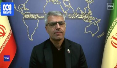 Iranian deputy foreign minister labels US 'terrorists' and issues warning to Australia over actions in Middle East