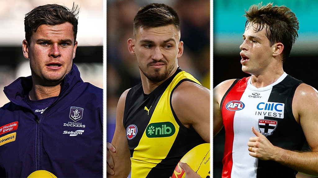 Freo's ruck call, Tiger dropped as veterans return, boost for Saints
