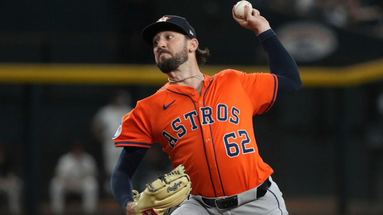Astros' Bennett Sousa 'down for a while' with oblique strain