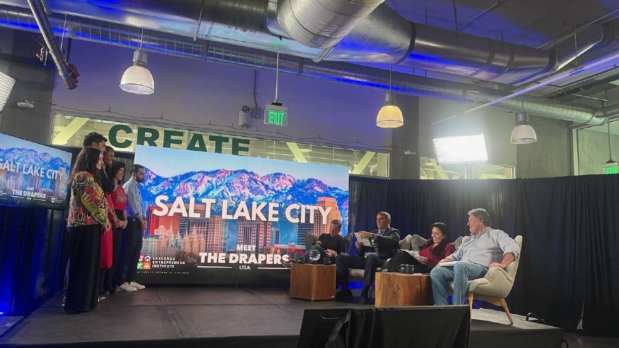 Entrepreneurs pitch business ideas to investors during Utah filming of 'Meet the Drapers'