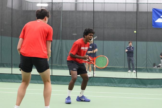 Red Flash Men’s Tennis Suffers a 5-2 Defeat to Duquesne on Senior Night