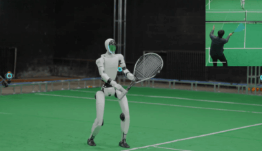 Videos: Tennis Playing Humanoid Robot, Horse Quadruped
