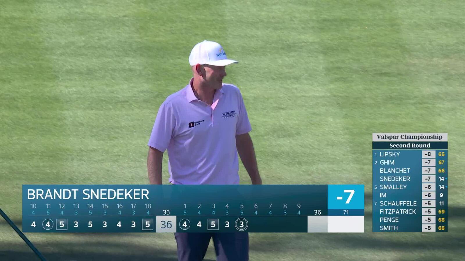 Brandt Snedeker holes 36-yard bunker shot for eagle at Valspar