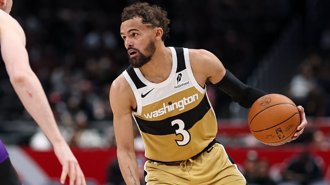 Wizards' Trae Young out with injuries; no timetable for return