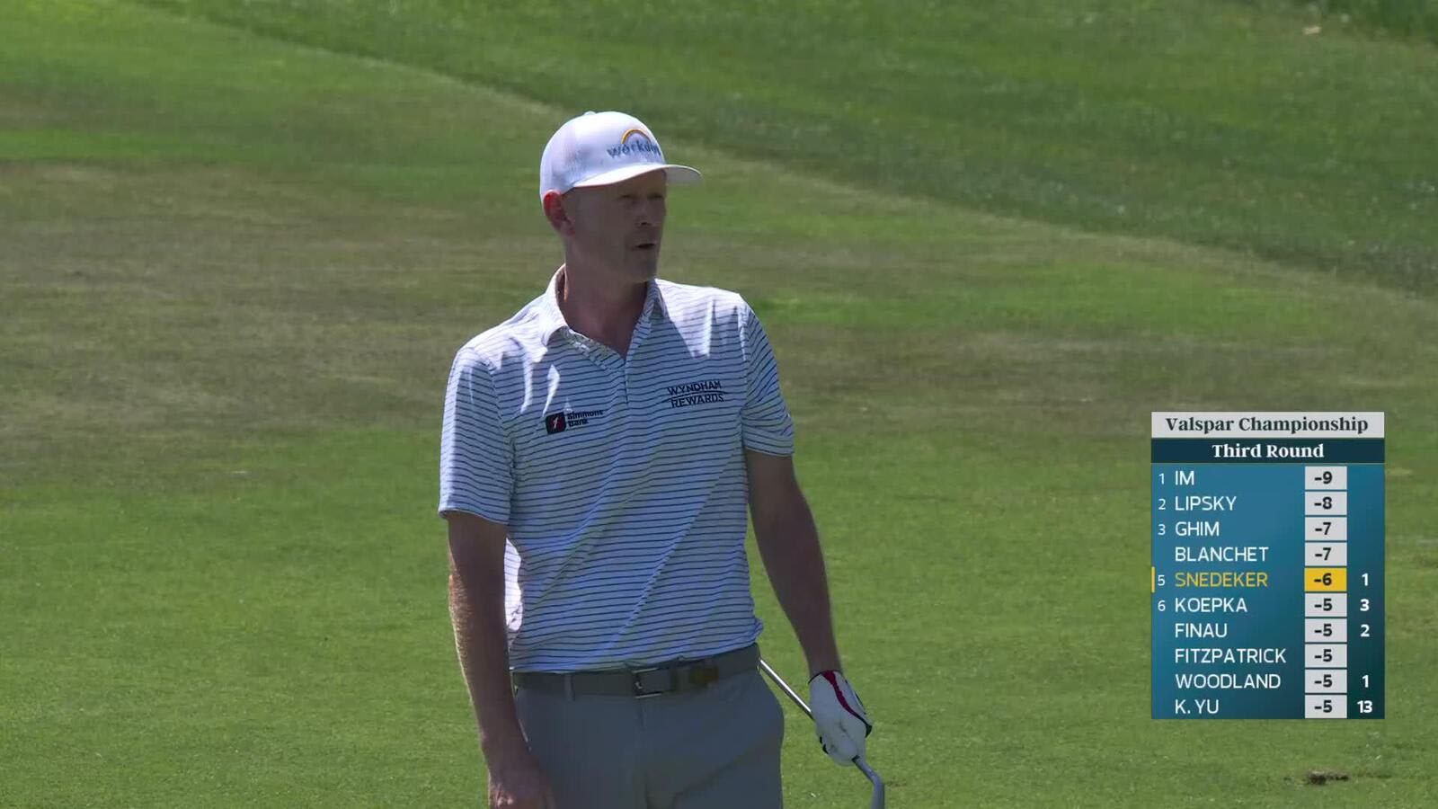 Brandt Snedeker hits 161-yard approach to 5 feet, sets up birdie on No. 2 at Valspar