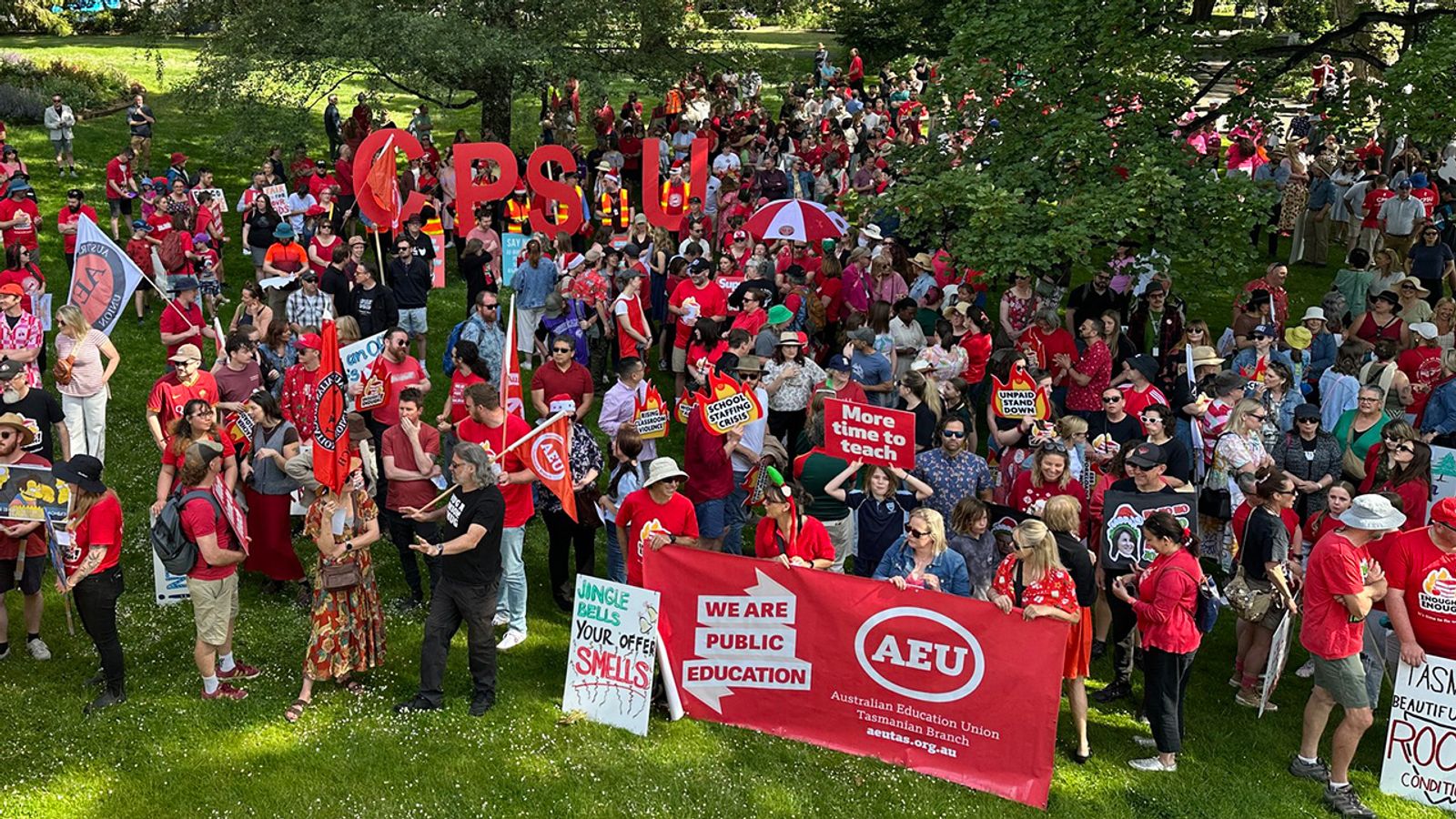 Australia: Teachers to strike across Tasmania against real wage cuts