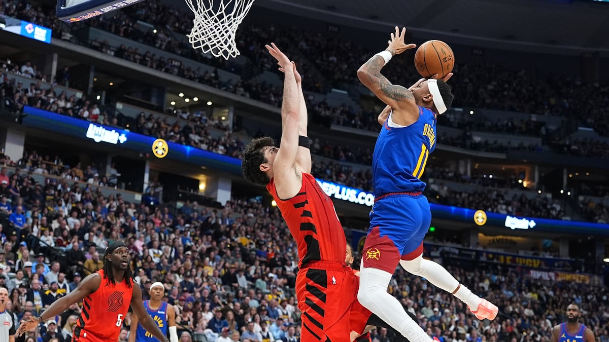 Nuggets beat Trail Blazers 128-112 to snap Portland’s 3-game win streak