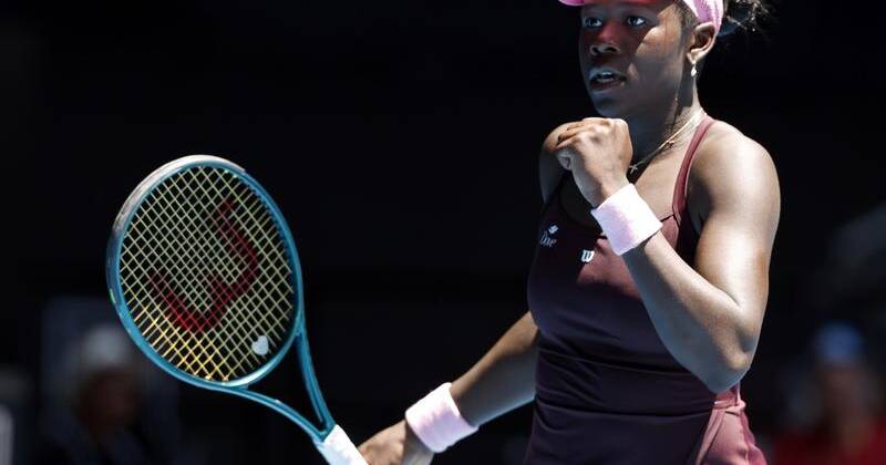 Victoria Mboko has reached the last eight in Miami, her fourth quarter-final in five events. Photo: Rob Prezioso/AAP PHOTOS