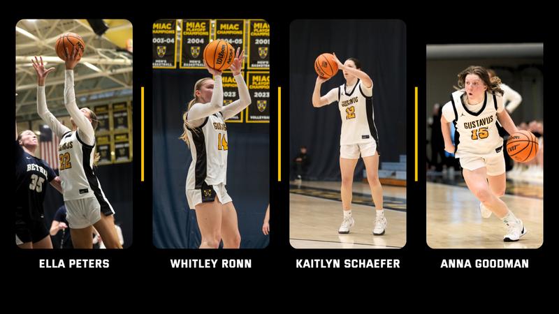 Women's Basketball Garners Four CSC Academic All-District Honors