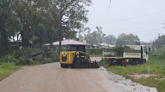 Tropical Cyclone Narelle swept over the Cape York Peninsula, narrowly missing populated communities.