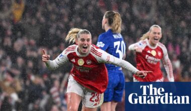 Bompastor calls for more ‘respect’ as Russo puts Arsenal in control of WCL tie | Women's Champions League