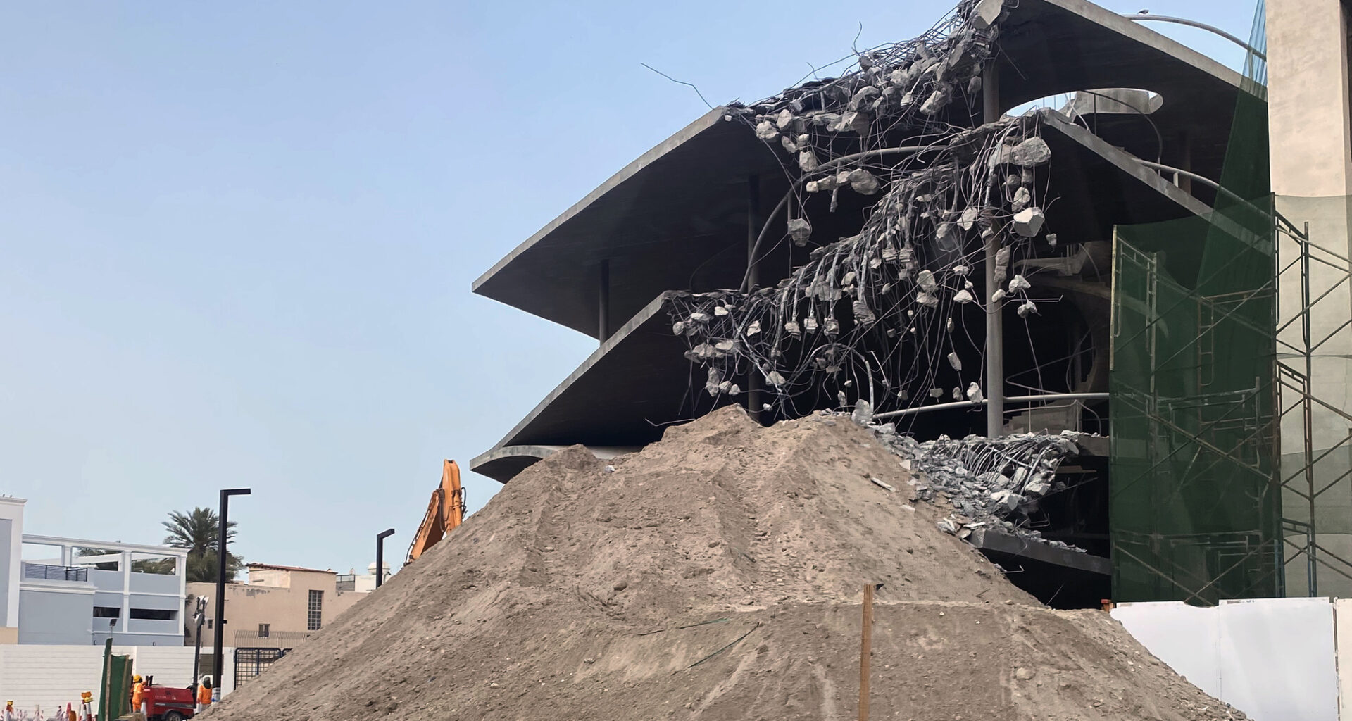 Christian Kerez’s Pearling Path Car Parks Being Demolished in Muharraq, Bahrain