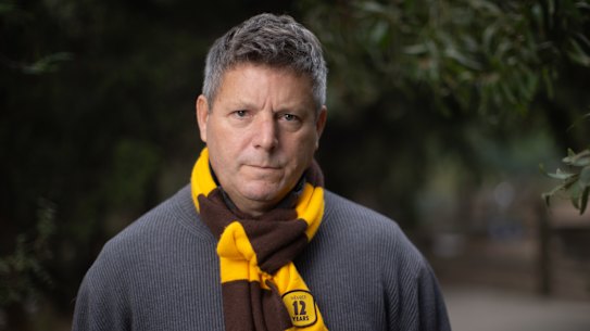 Footy fan Rodney Tingel could be the Hawk in the coal mine of ‘footyflation’.