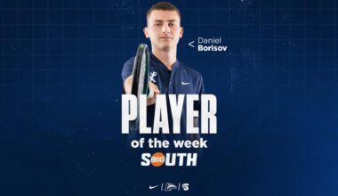 Borisov Named Big South Player of the Week