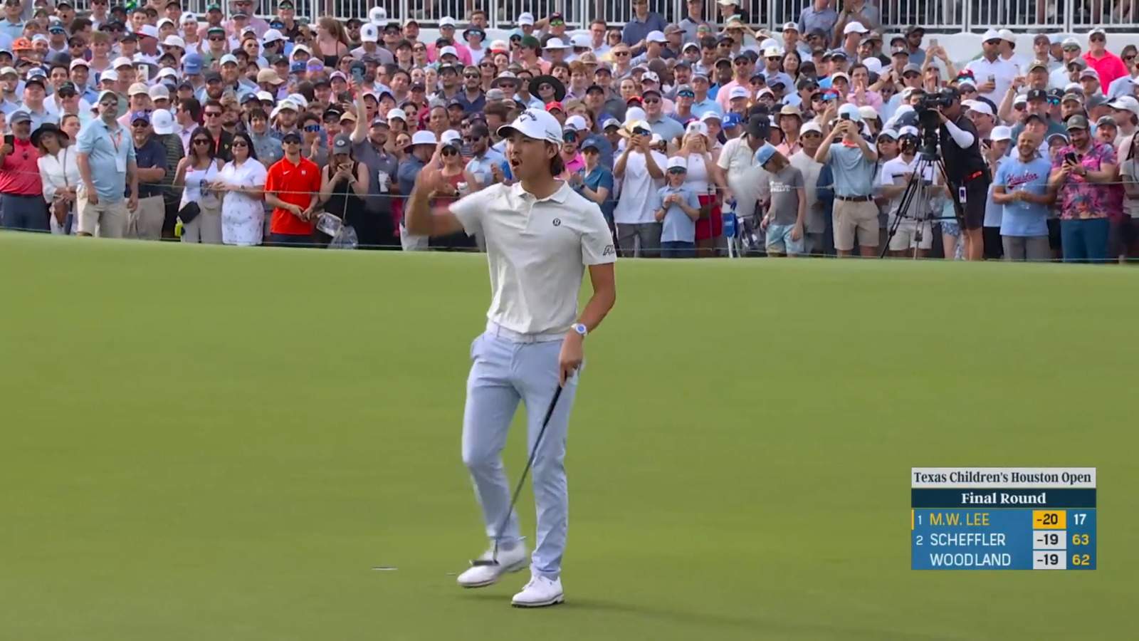 Min Woo Lee closes with exciting par to notch first win by one at Houston Open