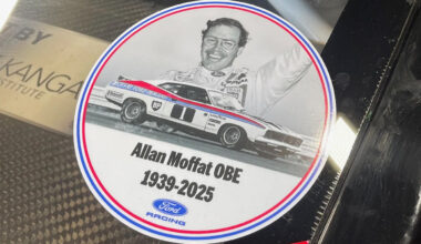 Allan Moffat tribute stickers raise $27,500 for Dementia Australia