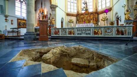 Skeleton found in Dutch church may be famous musketeer D'Artagnan – video