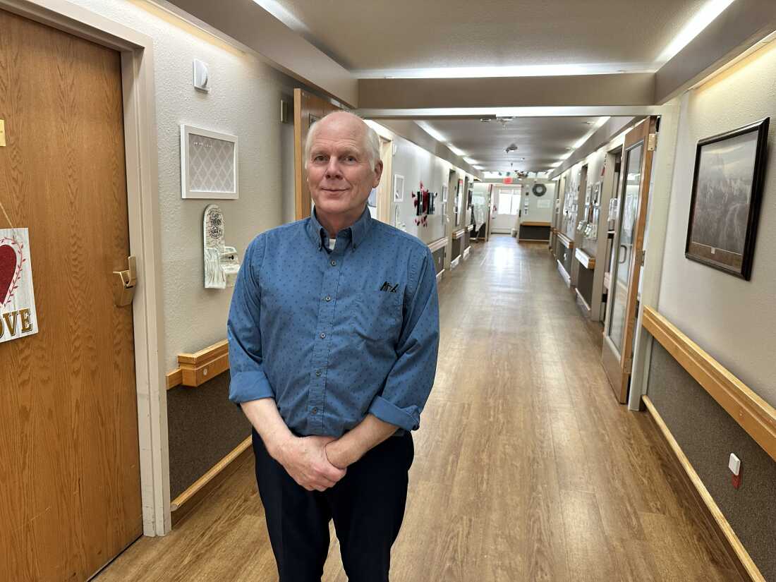 Ron Weins, CEO of Big Sandy Medical Center, worries Montana’s plan for its Rural Health Transformation funding will lead to cuts at facilities like his. Part of the state’s plan for the money says it will pay rural hospitals for “right-sizing” certain inpatient services. (Aaron Bolton/MTPR)