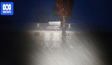 Tropical Cyclone Narelle impacts west Pilbara coast as category four system