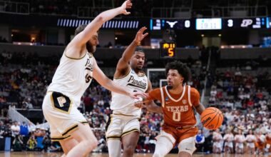 Texas' Jordan Pope says he played with broken foot vs. Purdue
