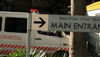 A hospital balcony near a construction site is the likely cause of a deadly fungal outbreak. Photo: Melanie Foster/AAP PHOTOS