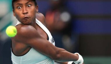 A clinical Coco Gauff (pic) has reached her sixth Masters 100 final after whipping Karolina Muchova. Photo: AP PHOTO