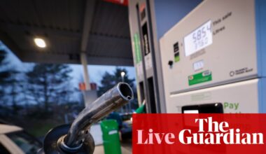 Average UK petrol price hits 150p for first time since 2024; Trump’s latest Iran extension fails to calm oil market – business live | Business