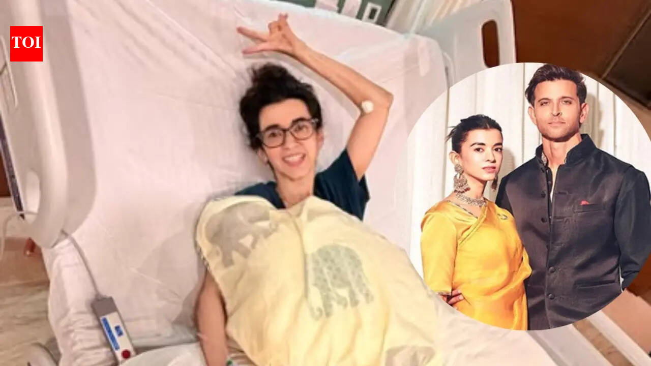 Saba Azad hospitalised after being diagnosed with parasite Cyclospora cayetanensis, says Hrithik Roshan is keeping her spirit up |
