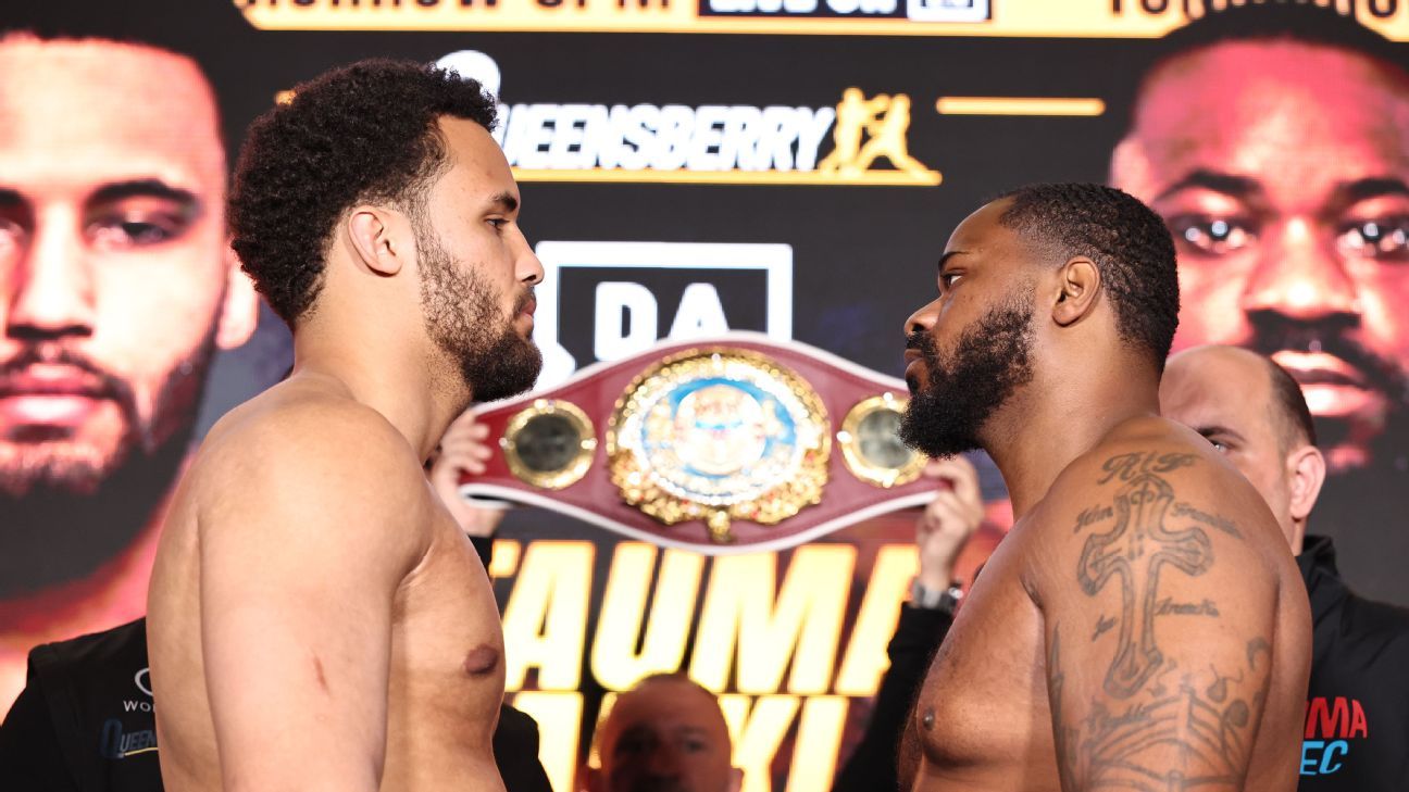 Jermaine Franklin Jr. 16 pounds heavier than Moses Itauma for heavyweight clash