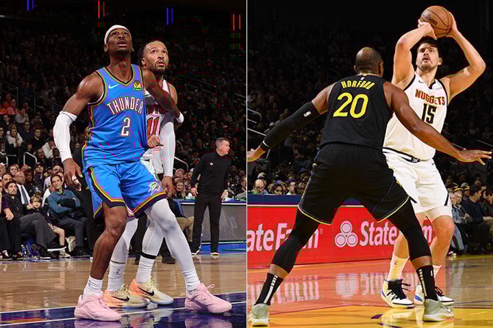 Shai Gilgeous-Alexander, Jalen Brunson, Al Horford, Nikola Jokić