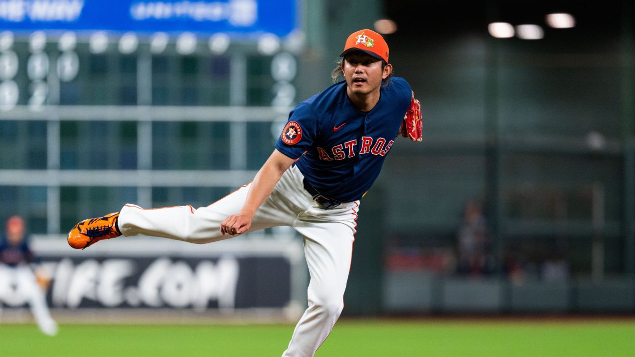 Fantasy baseball lineup advice for Sunday: Astros' Imai to make debut against Angels