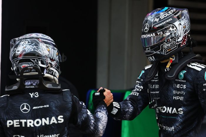 George Russell, Mercedes; Andrea Kimi Antonelli, Mercedes