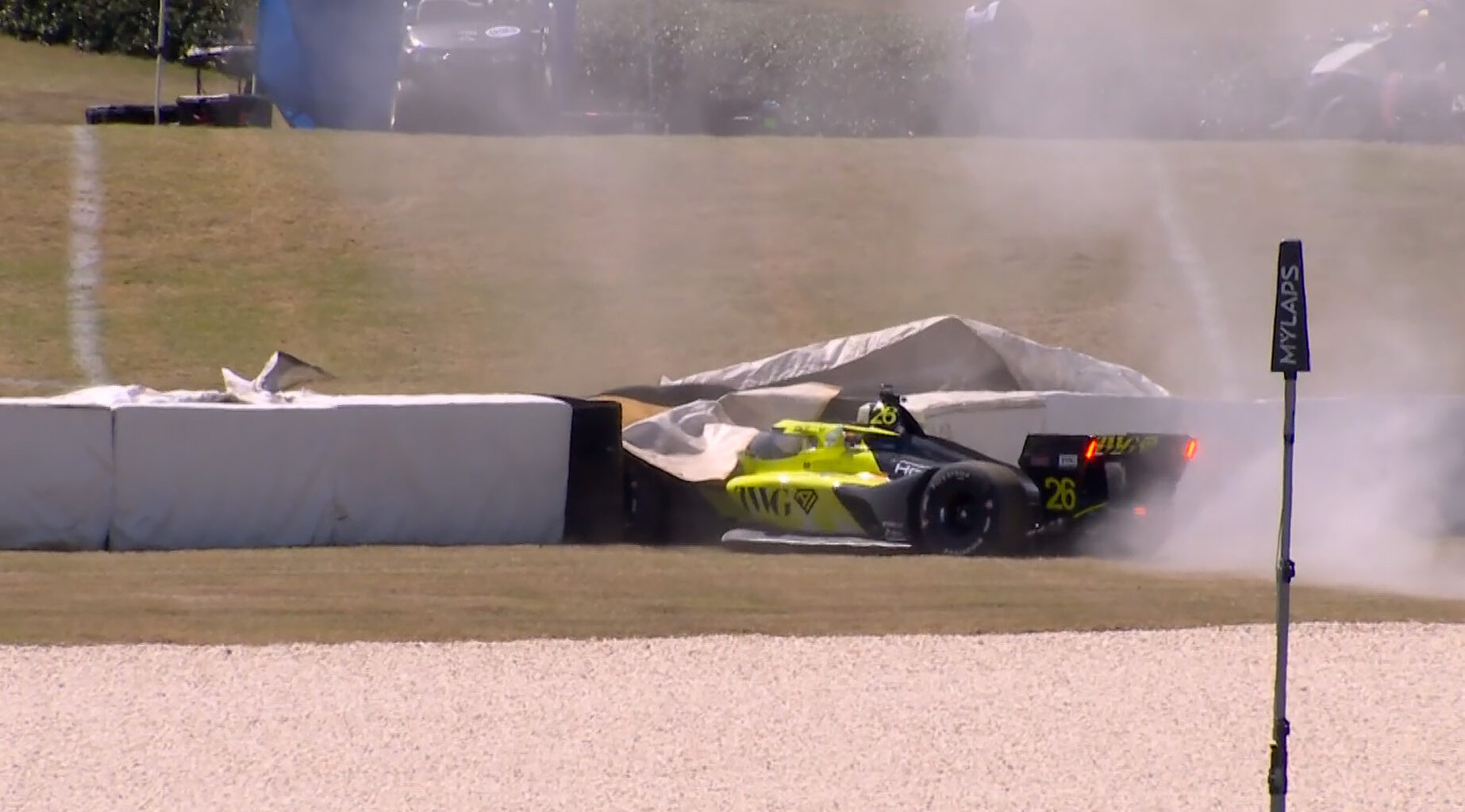 IndyCar news: Brake failure causes Will Power to crash at Barber