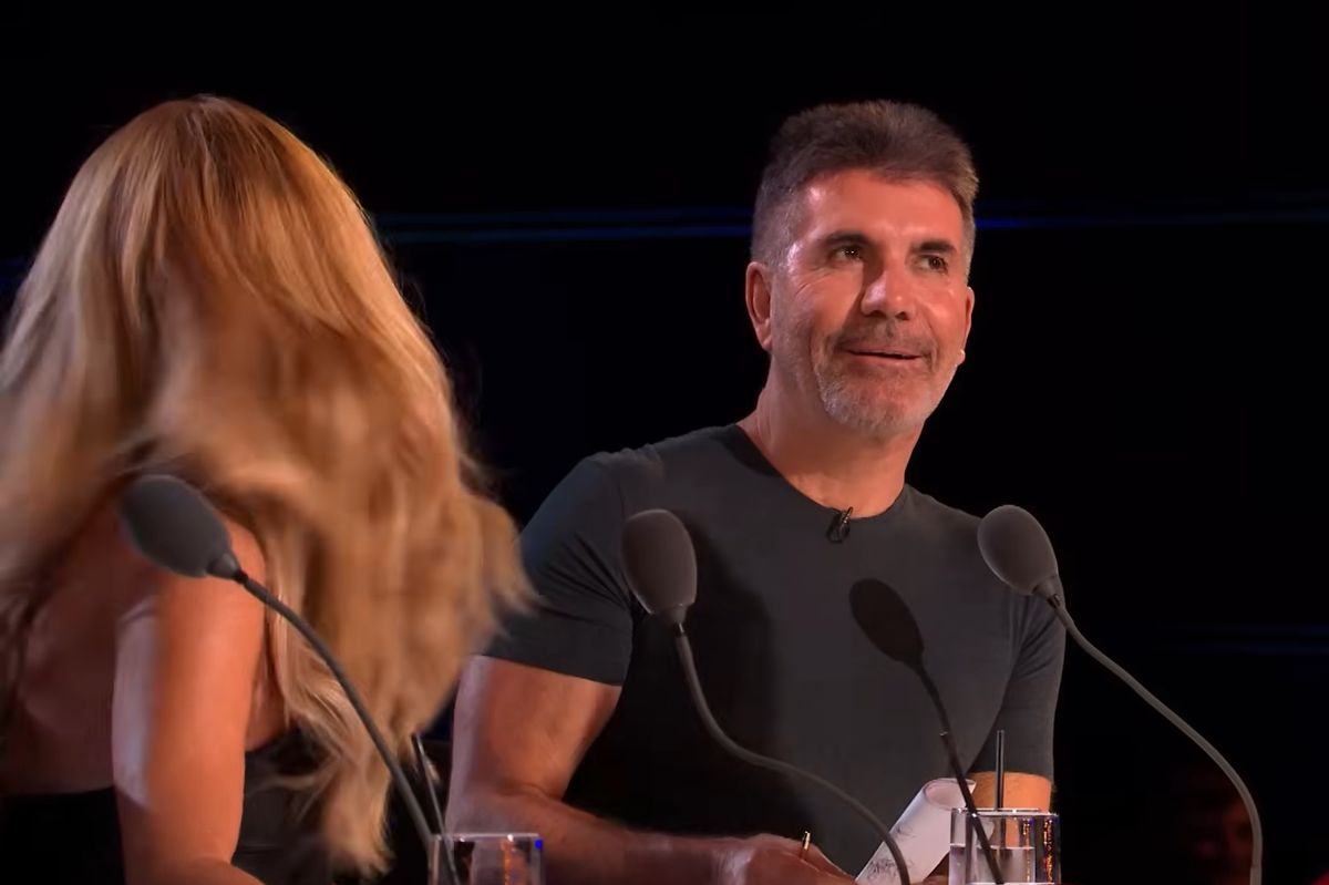 The judging panel were left baffled by the act