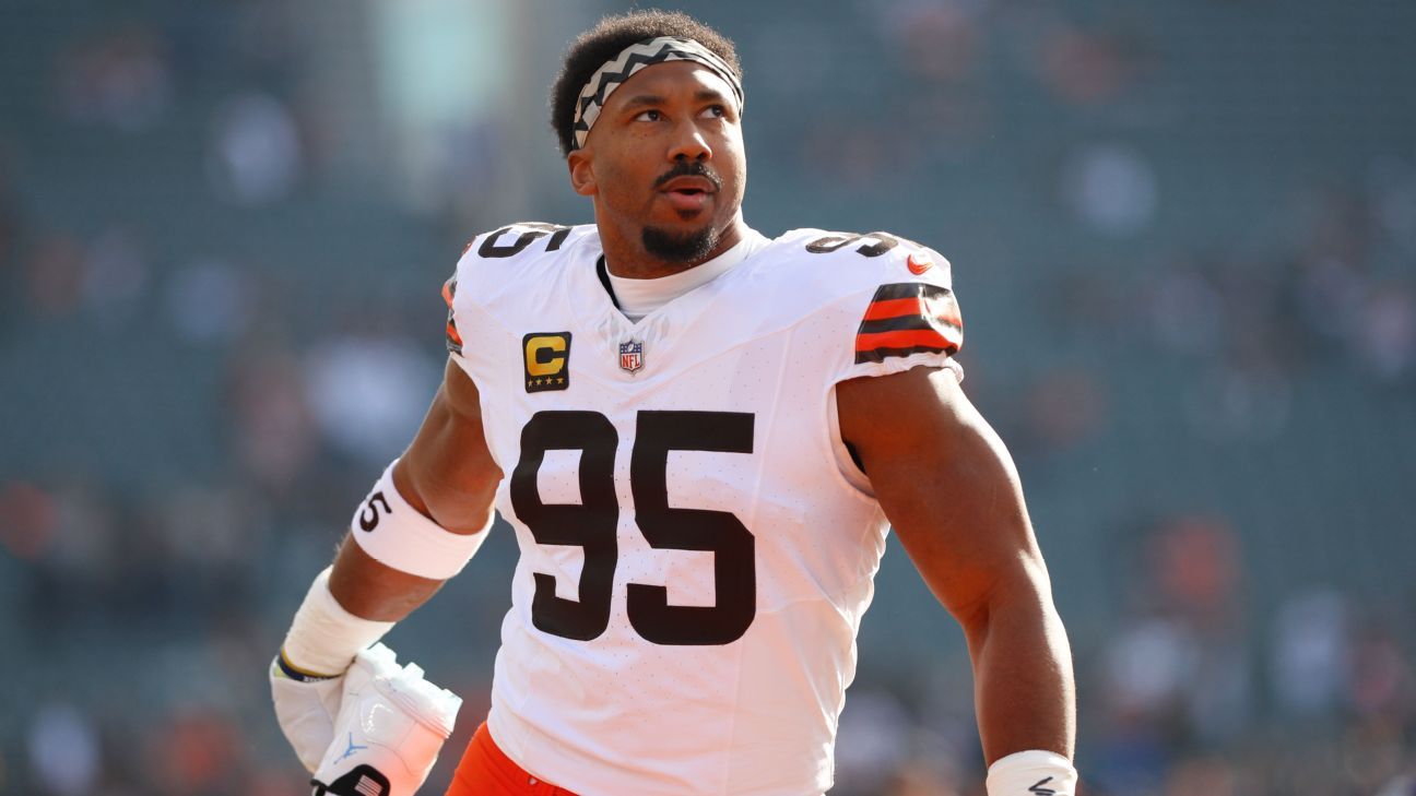 Browns GM: Myles Garrett contract tweak unrelated to a trade