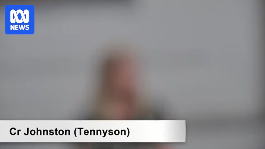 Local government politicians blurred during Brisbane City Council meeting livestream