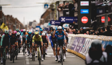 Jasper Philipsen (Alpecin-Premier Tech) wins the 2026 In Flanders Fields (Middlekerke-Wevelgem). Photo courtesy of Flanders Classics.