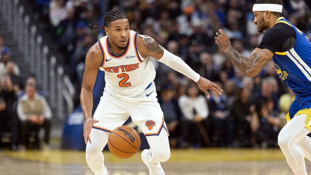 Knick guard Miles McBride returns from core injury vs. OKC