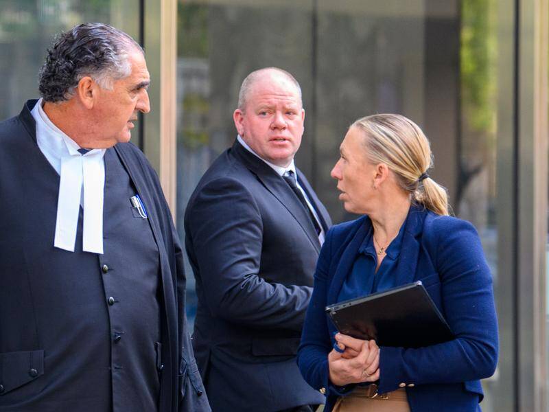 Former AFL player Nick Stevens has been found guilty of 14 fraud offences after four trials. Photo: Michael Currie/AAP PHOTOS