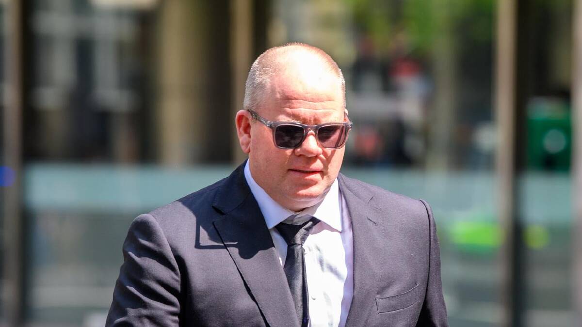 Nick Stevens was accused of defrauding six families with his pool business. (Michael Currie/AAP PHOTOS)