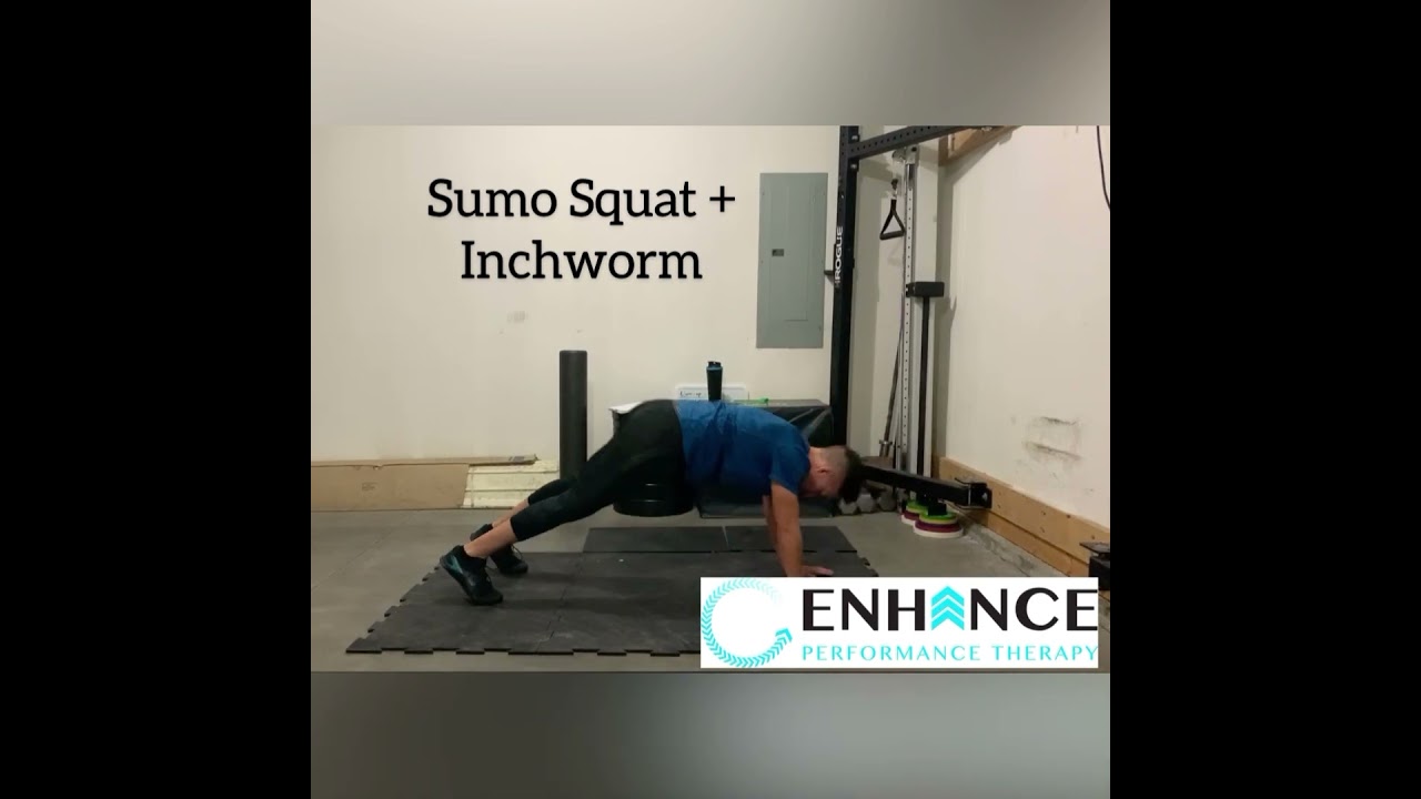 Sumo Squat + Inchworm - YouTube