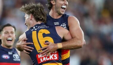 Delayed concussion symptoms mean Jordon Butts will miss the Crows' next two matches. Photo: Matt Turner/AAP PHOTOS