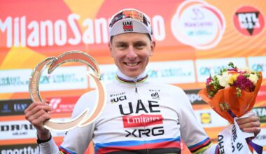 Pogačar won Milan-Sanremo on a damaged frame