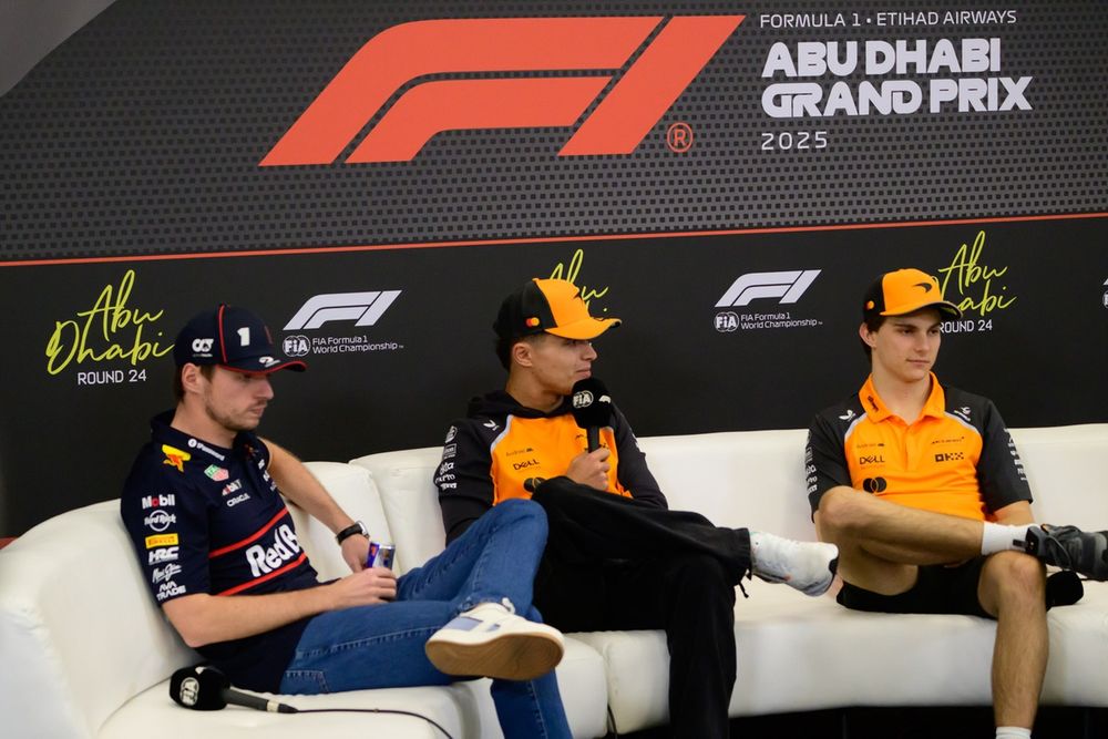 Verstappen held a grudge over Richards' question at the Abu Dhabi press conference last year
