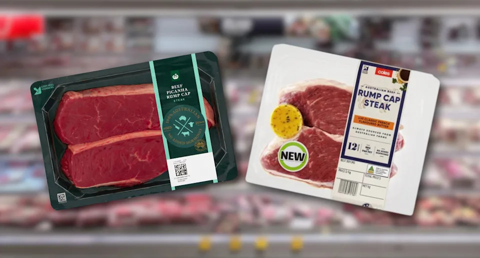 The rump cap can be found at Coles and Woolies which chef Thomas Brimble recommends. Source: Coles/Woolworths/Getty